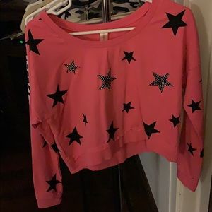 Pink long sleeve top